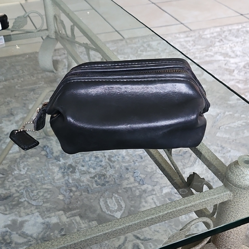 Black Leather Men's Bag